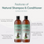 (2) Sets of Natural Shampoo and Conditioner - 8 fl oz each