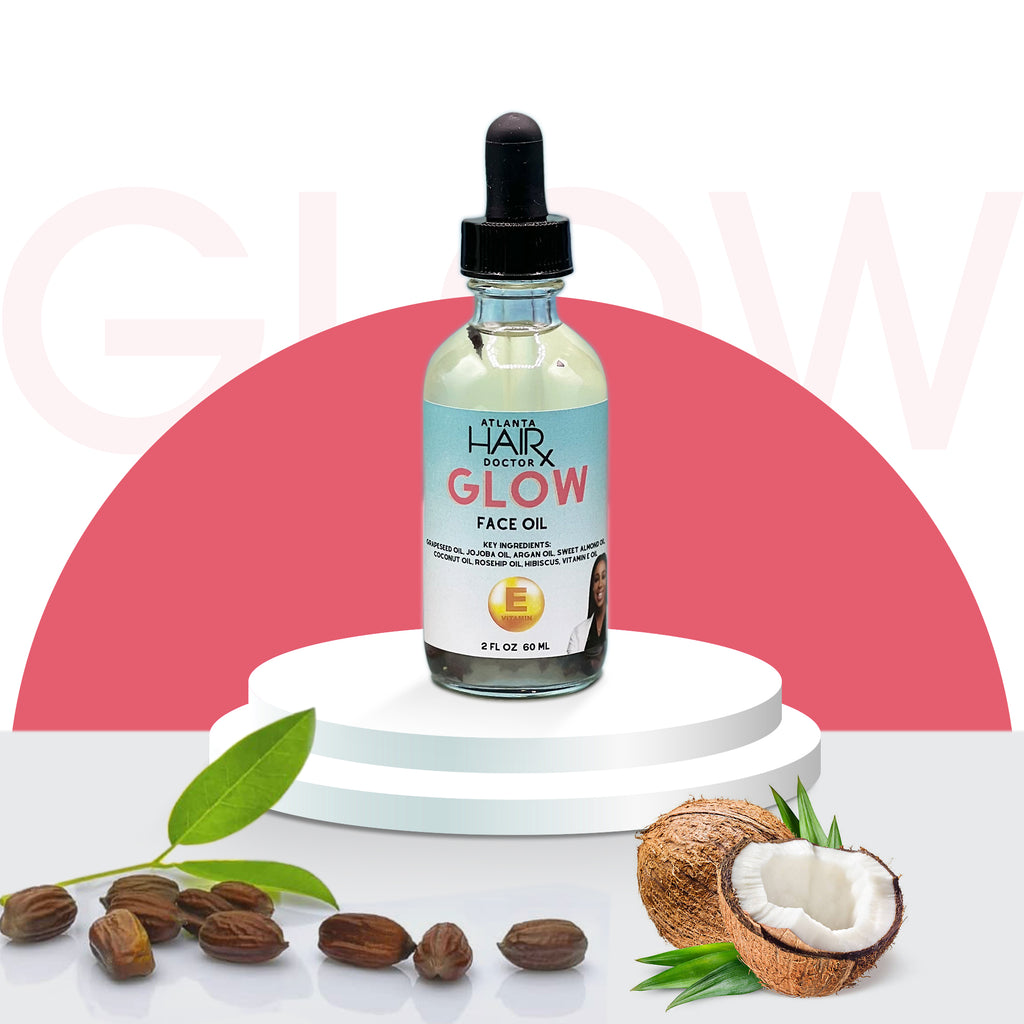 GLOW MOISTURIZER - 100% Organic Oil For Face and Skin. For Chronic Dryness, Scars, Stretch Marks and Harsh Skin Creases.